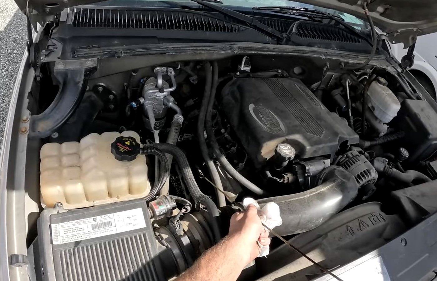 Checking the basics first on a Lake Charles pickup